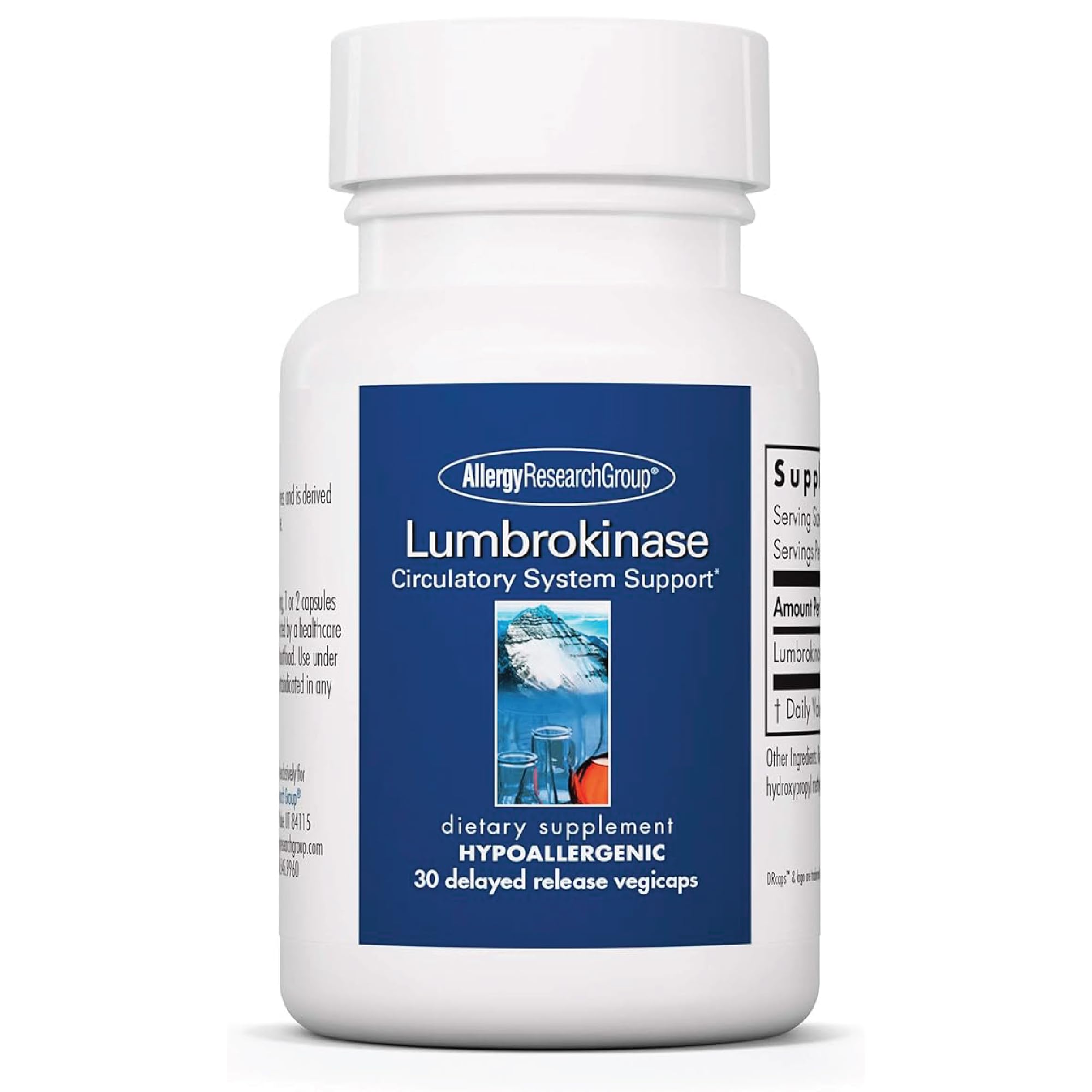 Foto 1 | Suplemento De Lumbroquinasa Del Allergy Research Group, 30 Cápsulas - Venta Internacional.
