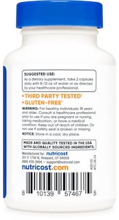 Foto 4 | Suplemento Nutricost Glutatión Liposomal 720 Mg 60 Cápsulas - Venta Internacional.