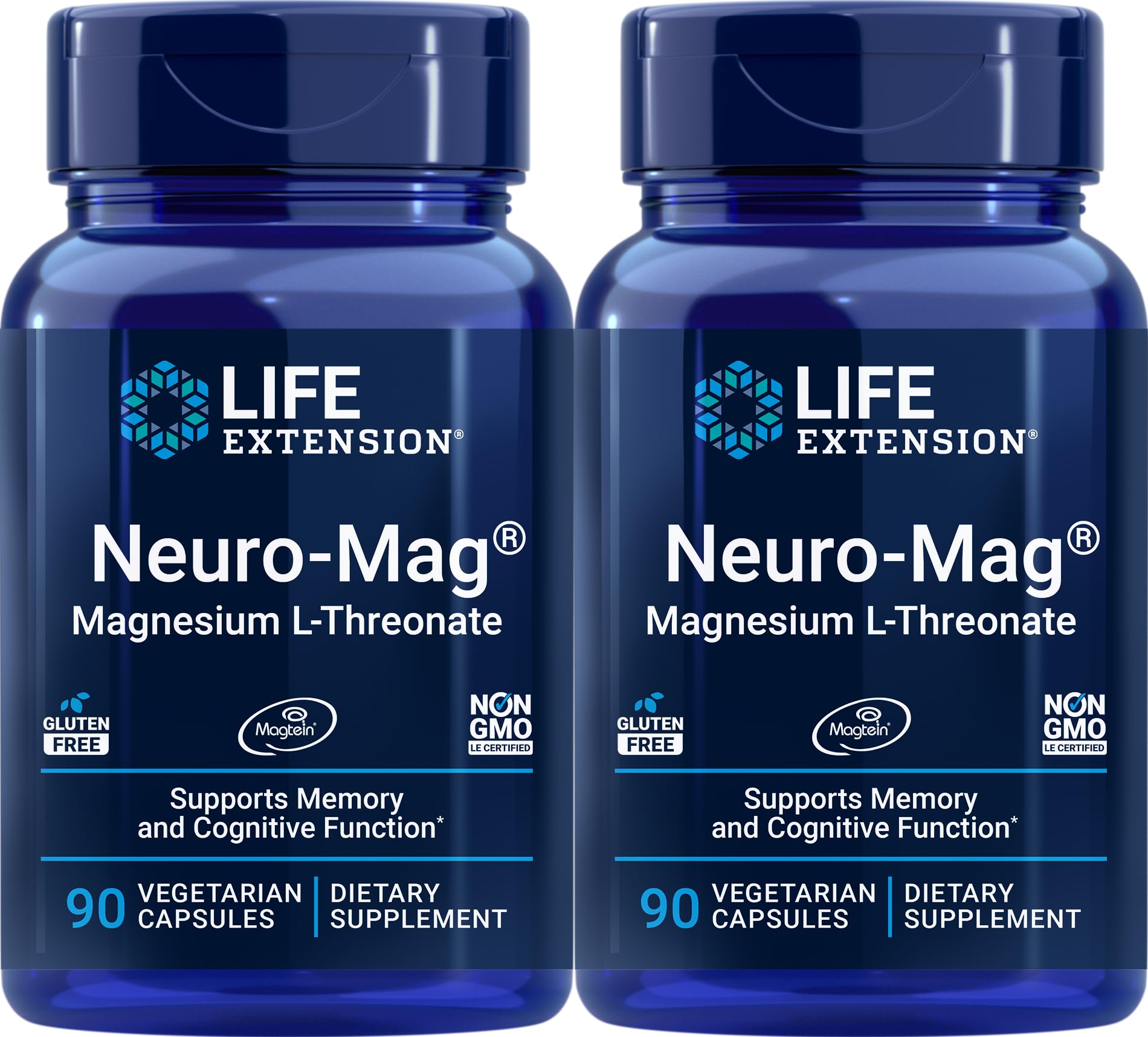 Foto 2 pulgar | Suplemento Life Extension Neuro-mag L-treonato De Magnesio 90x2 - Venta Internacional.