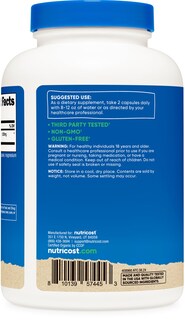 Foto 4 | Suplemento Nutricost, Cápsulas De Canela, 1200 Mg, 240 Cápsulas - Venta Internacional.