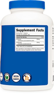 Foto 4 | Suplemento Nutricost De Equinácea Y Raíz De Sello Dorado, 500 Mg, 240 Cápsulas - Venta Internacional.