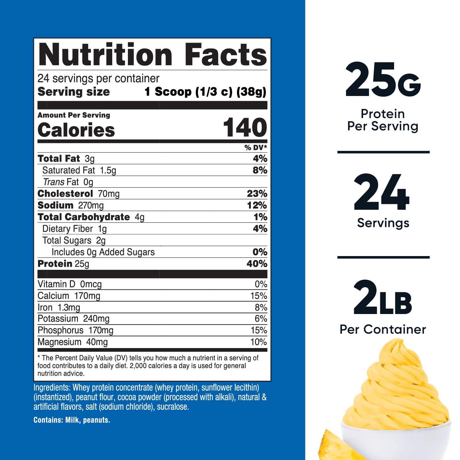 Foto 3 pulgar | Proteína En Polvo Nutricost Whey Pineapple Whip 907 G Sin Gluten - Venta Internacional.