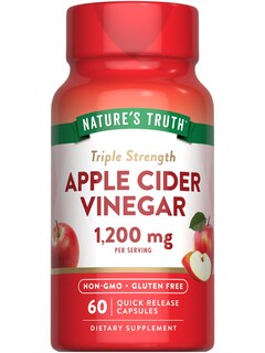 Foto 1 | Suplemento De Vinagre De Sidra De Manzana De 1200 Mg De Nature's Truth, Cápsulas - Venta Internacional.