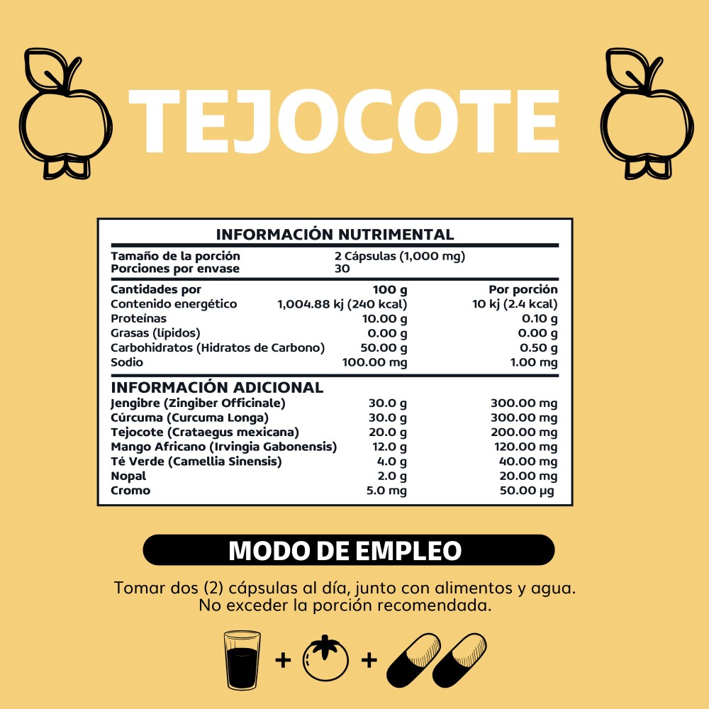 Foto 6 | Suplemento Alimenticio Beyond Vitamins Tejocote Con Mango Africano 60 Cápsulas