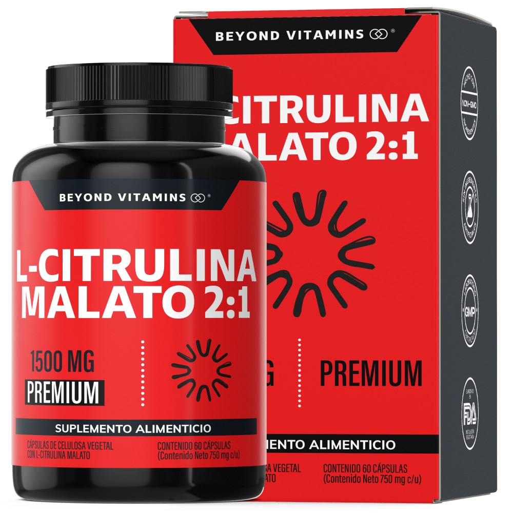 Foto 1 | Suplemento Alimenticio Beyond Vitamins  L-citrulina Malato 1500mg 60 Cápsulas