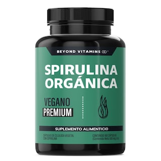 Foto 1 | Suplemento Alimenticio Beyond Vitamins Spirulina Orgánica 180 Cápsulas