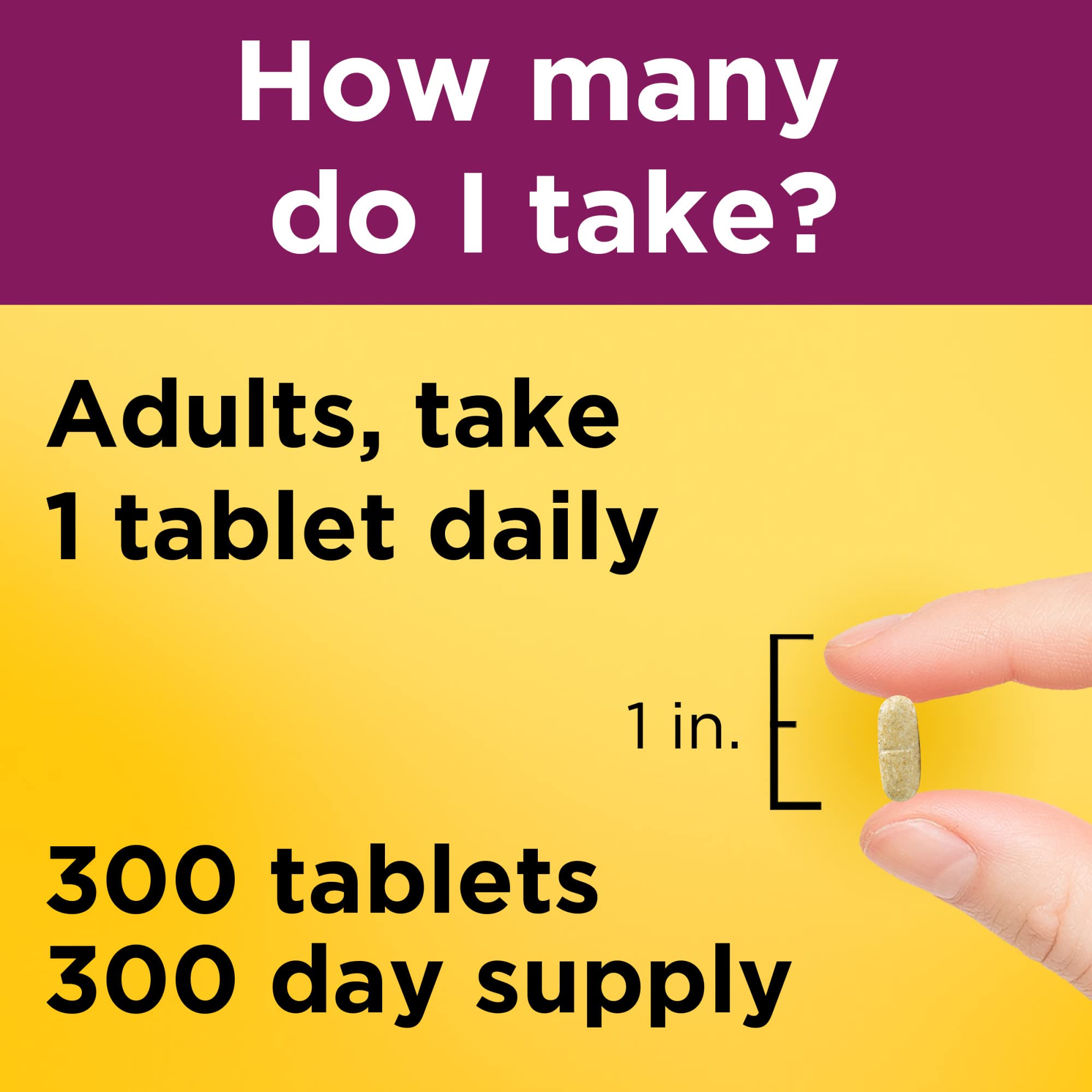 Foto 5 pulgar | Tabletas Multivitamínicas Nature Made para Mujer 300 Tabletas - Venta Internacional