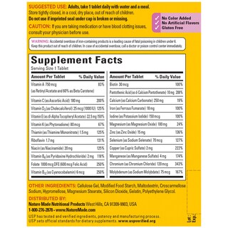 Foto 6 | Tabletas Multivitamínicas Nature Made para Mujer 300 Tabletas - Venta Internacional