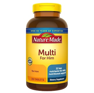 Foto 1 | Multivitamínico Natural Sin Hierro para Hombre 300 Comprimidos - Venta Internacional