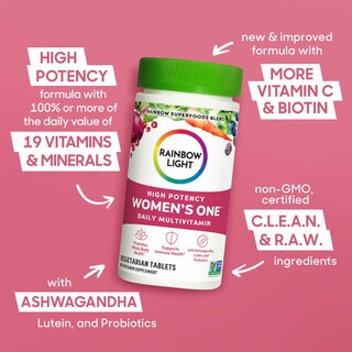 Foto 3 | Multivitamínico Rainbow Light Womens One De Alta Potencia, 30 Comprimidos - Venta Internacional.