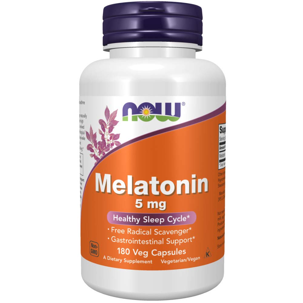 Foto 1 | Suplementos Now Foods Melatonina 5 Mg 180 Comprimidos - Venta Internacional.