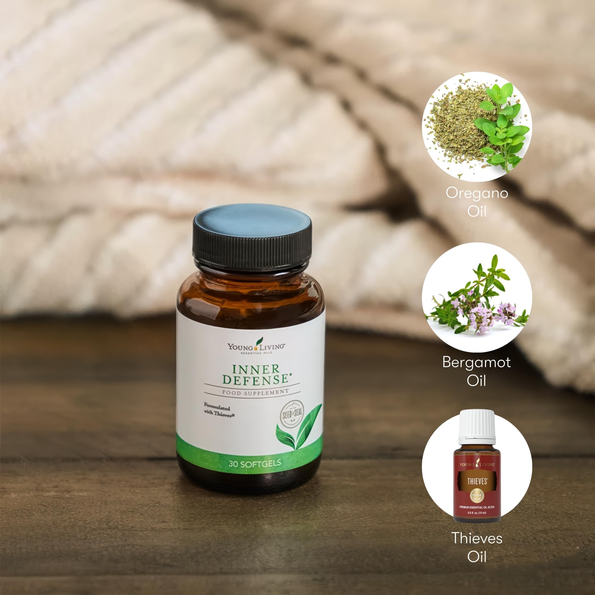 Foto 6 pulgar | Suplemento Young Living Inner Defense 30 Cápsulas Blandas - Venta Internacional.