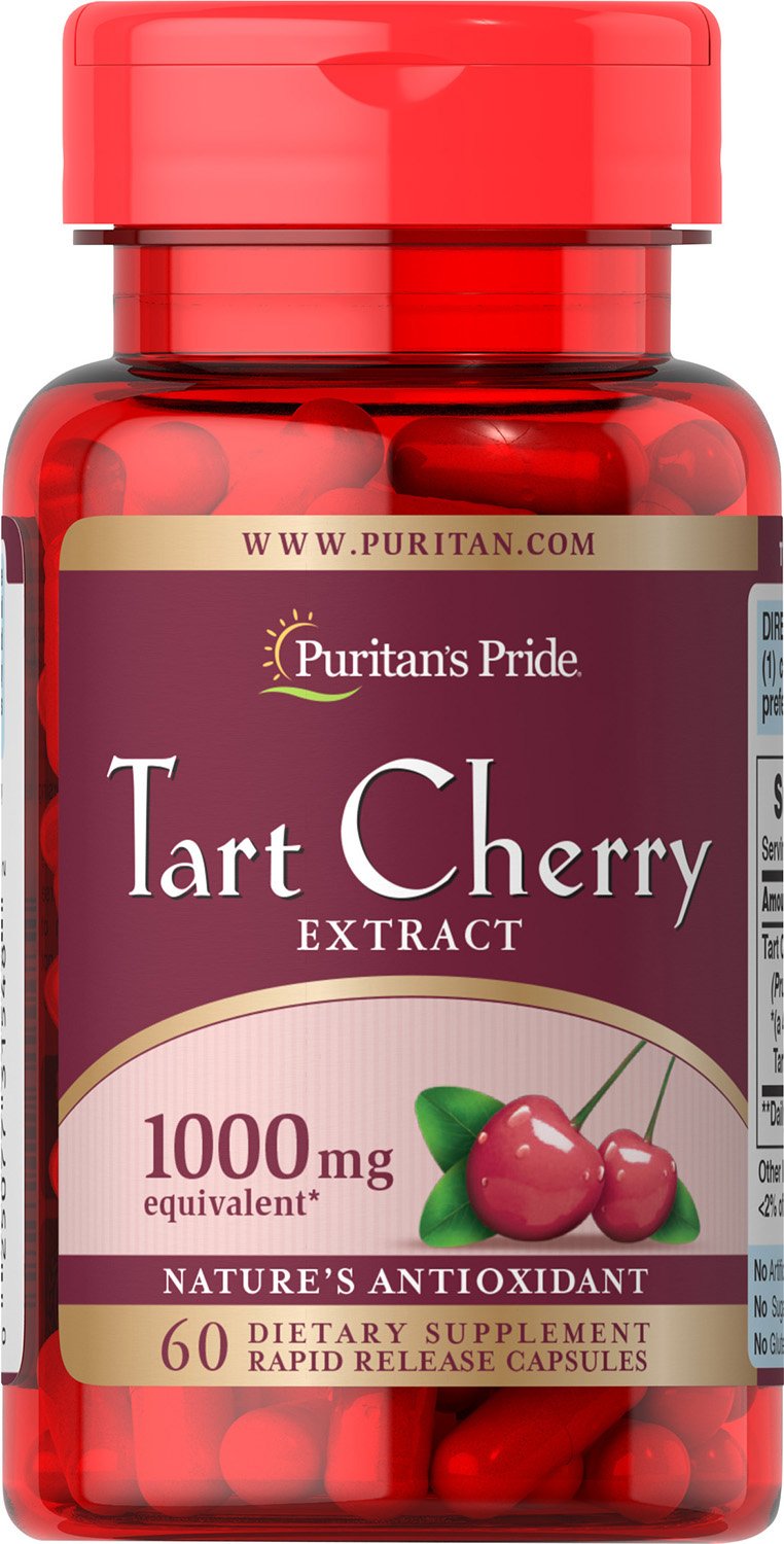 Foto 2 pulgar | Suplemento De Extracto De Cereza Puritan's Pride Tart De 1000 Mg - Venta Internacional.