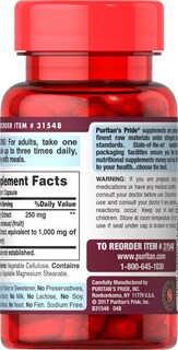 Foto 2 | Suplemento De Extracto De Cereza Puritan's Pride Tart De 1000 Mg - Venta Internacional.