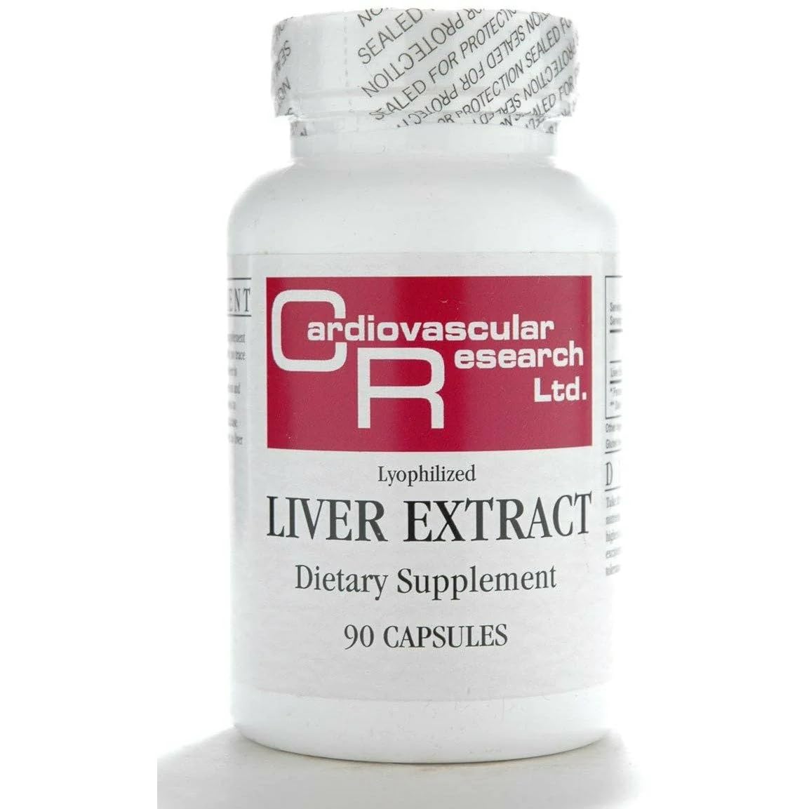 Suplemento Ecological Formulas: Extracto De Hígado, 550 Mg, 90 Cápsulas - Venta Internacional.