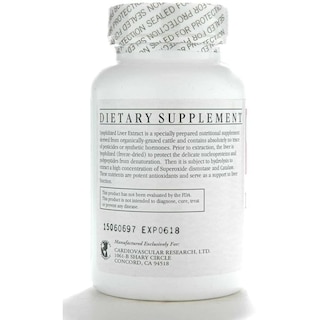 Foto 3 | Suplemento Ecological Formulas: Extracto De Hígado, 550 Mg, 90 Cápsulas - Venta Internacional.