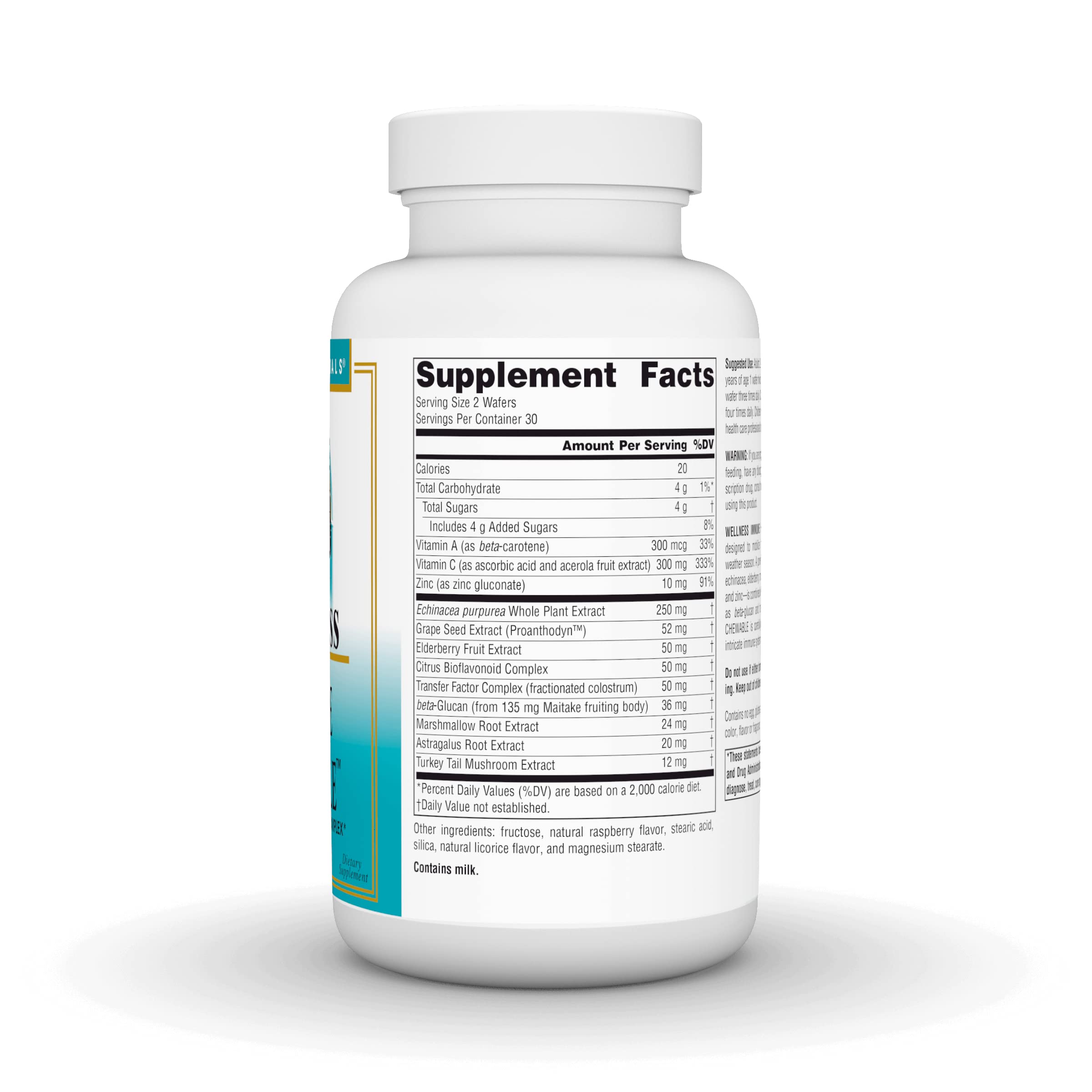 Foto 3 pulgar | 60 Obleas Masticables Supplement Source Naturals Wellness Immune - Venta Internacional.
