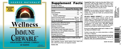 Foto 4 | 60 Obleas Masticables Supplement Source Naturals Wellness Immune - Venta Internacional.