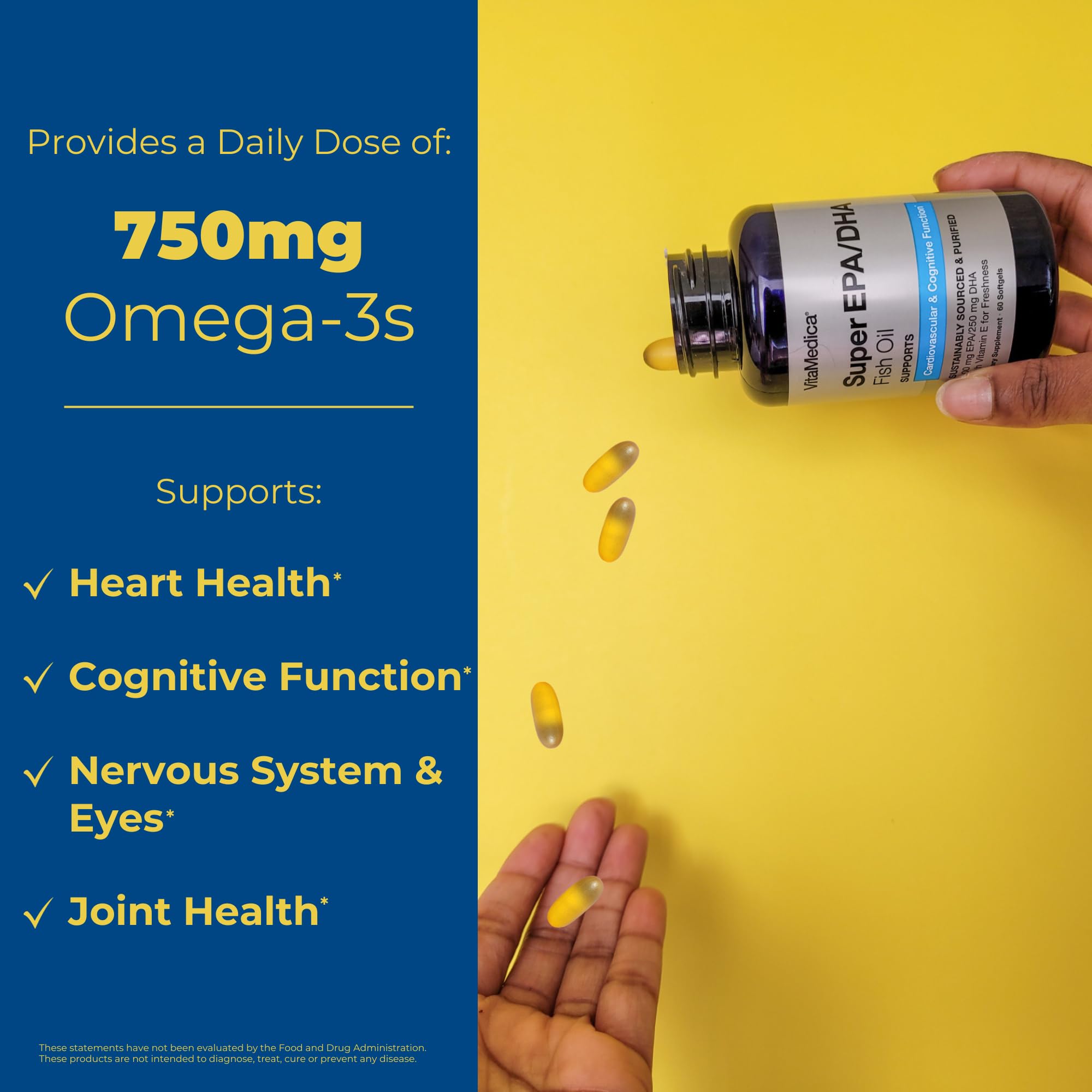 Foto 5 pulgar | Aceite De Pescado Vitamedica Super Epa/dha 750 Mg De Ácidos Grasos Omega-3 - Venta Internacional.