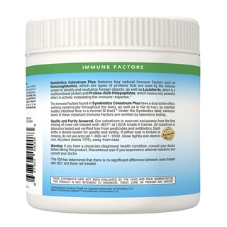Foto 3 | Suplemento Symbiotics Colostrum Plus de 180 g-Venta Internacional