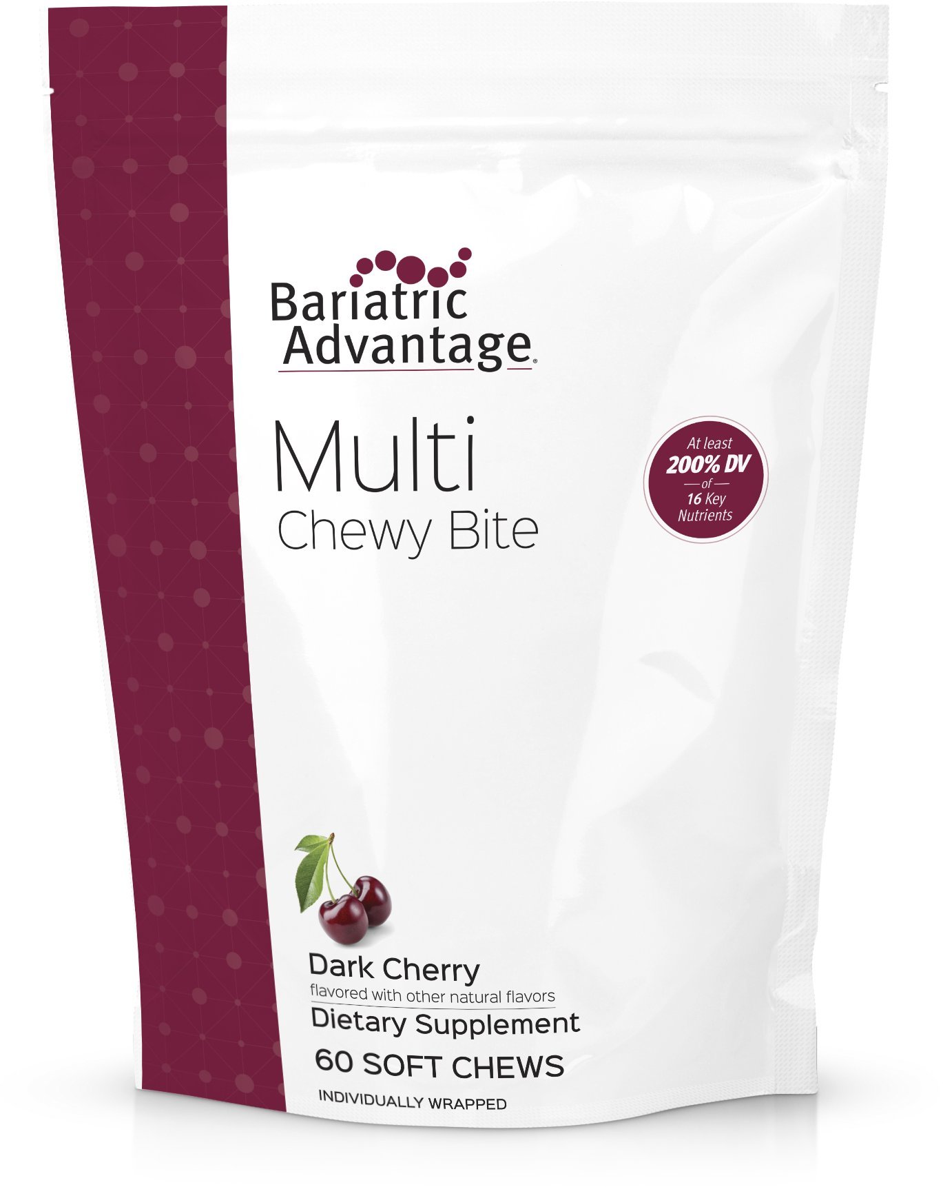 Foto 1 | Multivitamínico Masticable Bariatric Advantage Multi Dark Cherry - Venta Internacional.
