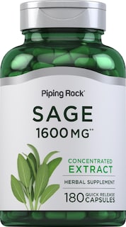 Foto 1 | Suplemento Piping Rock Sage 1600 Mg 180 Cápsulas - Venta Internacional.
