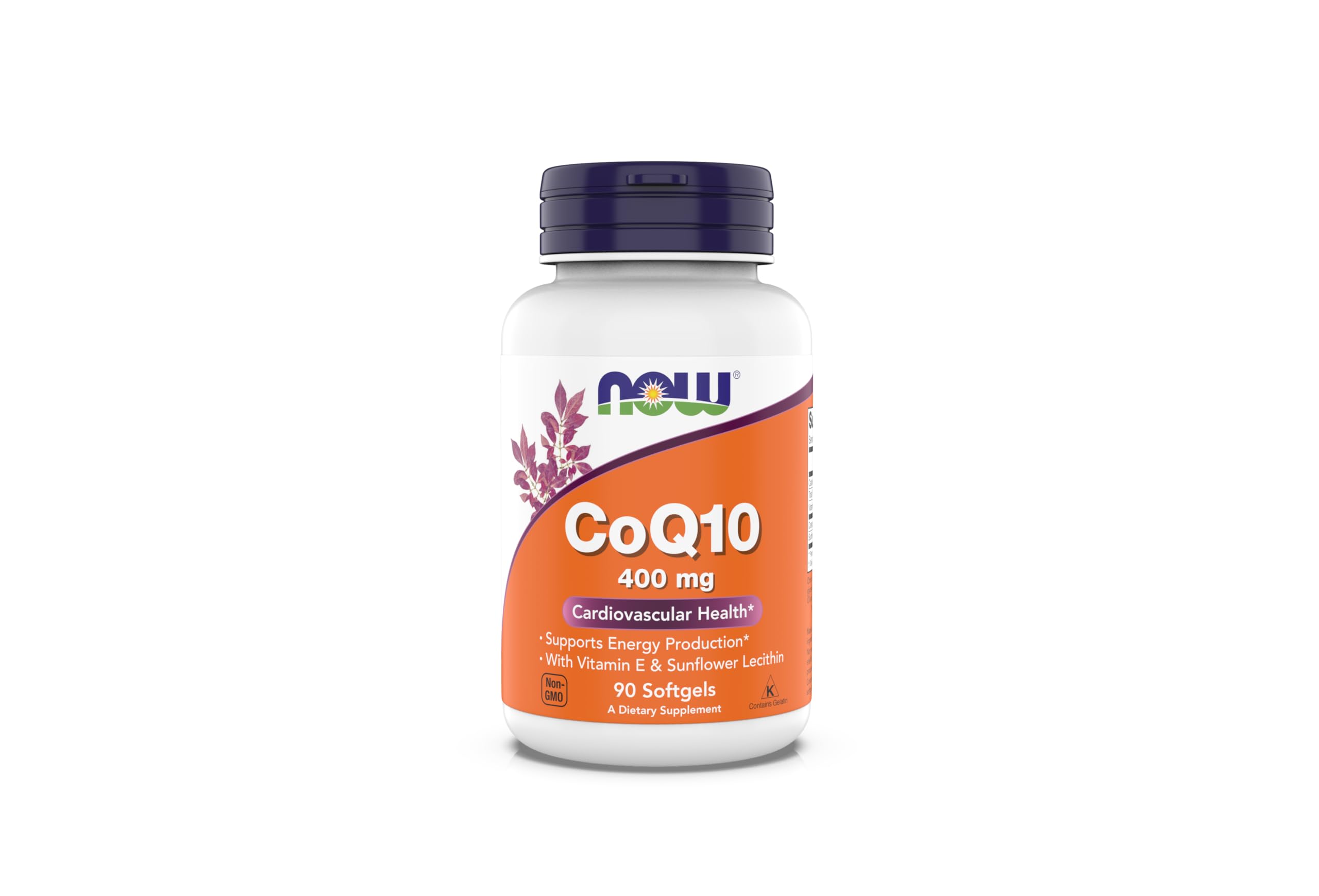 Foto 2 pulgar | Suplementos Now Foods, Coenzima Q10, 400 Mg, Grado Farmacéutico, 90 Cápsulas Blandas - Venta Internacional.