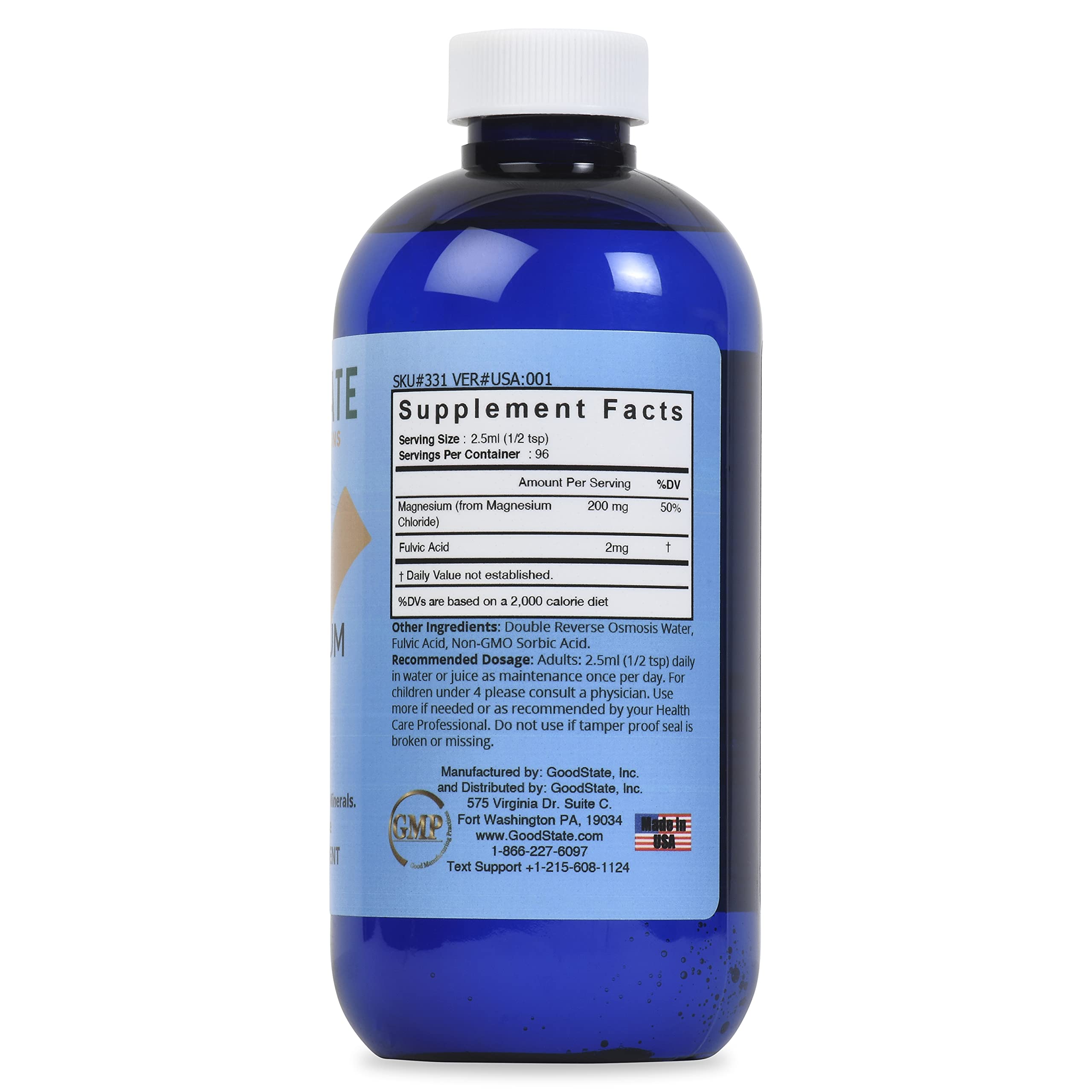 Foto 3 pulgar | Suplemento Good State Liquid Magnesium 200 250 Ml - Venta Internacional.