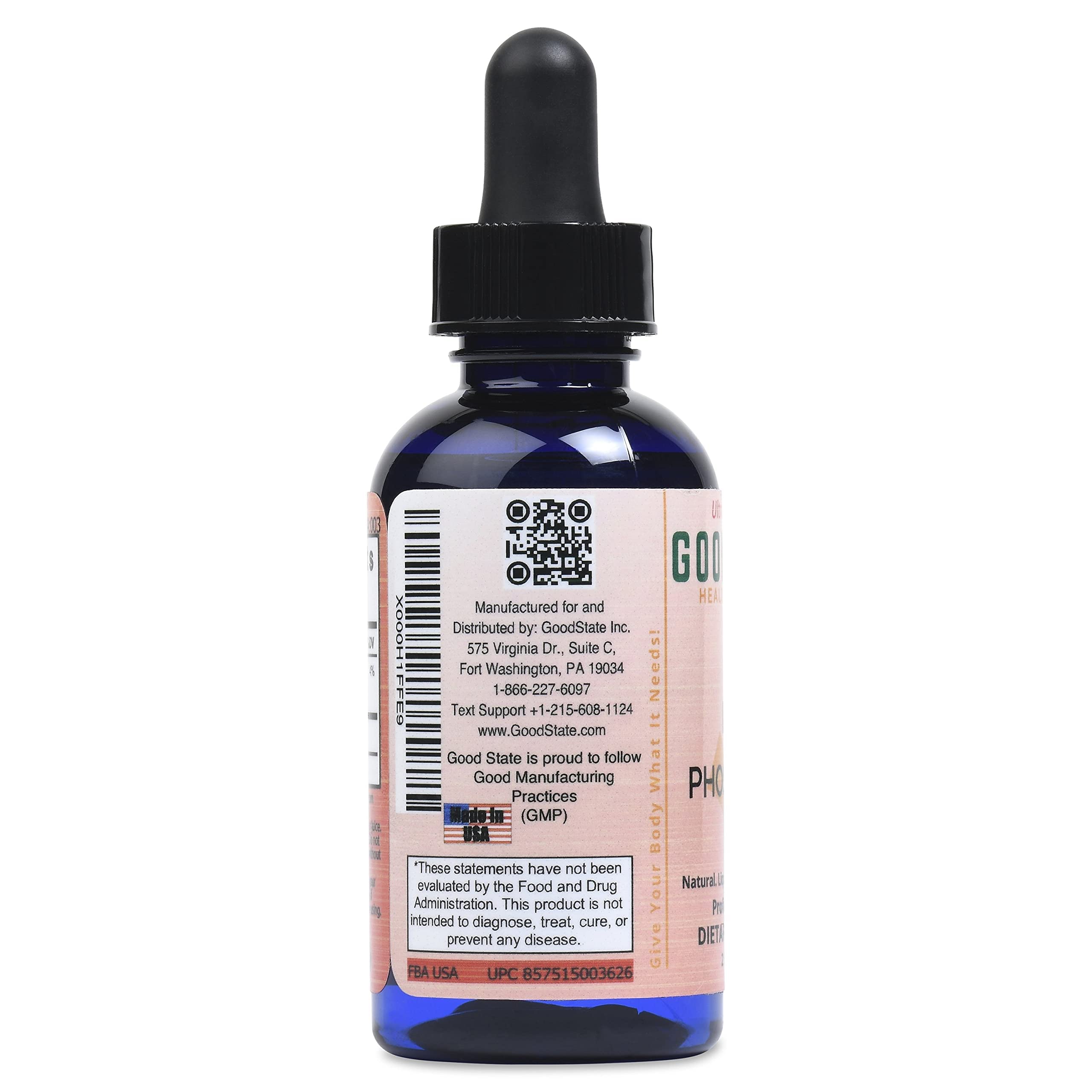 Foto 7 pulgar | Suplemento Good State Phosphorus Ultra Concentrate, 50 Ml - Venta Internacional.