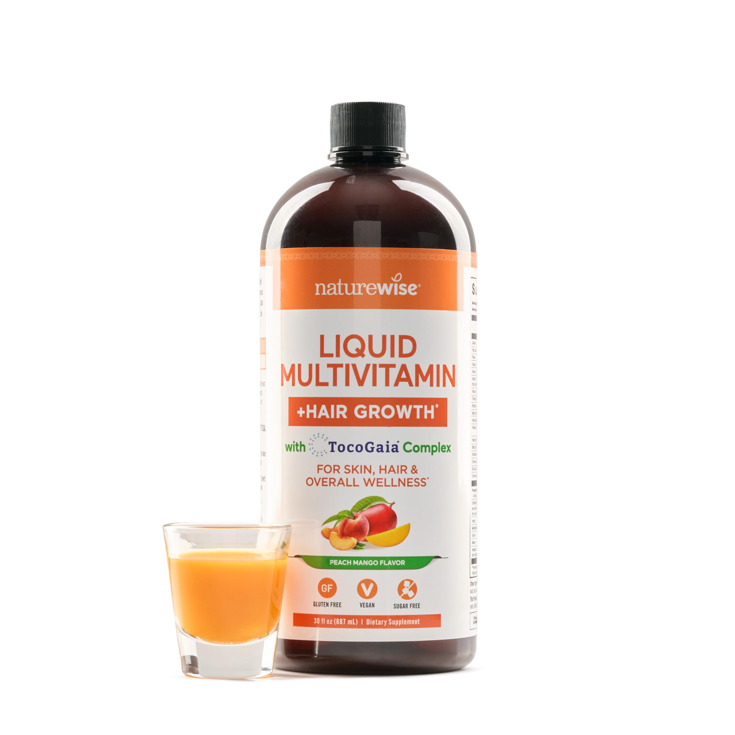 Foto 2 pulgar | Multivitamínico Líquido Naturewise Para El Crecimiento Del Cabello, 887 Ml Para Mayores De 18 Años - Venta Internaci