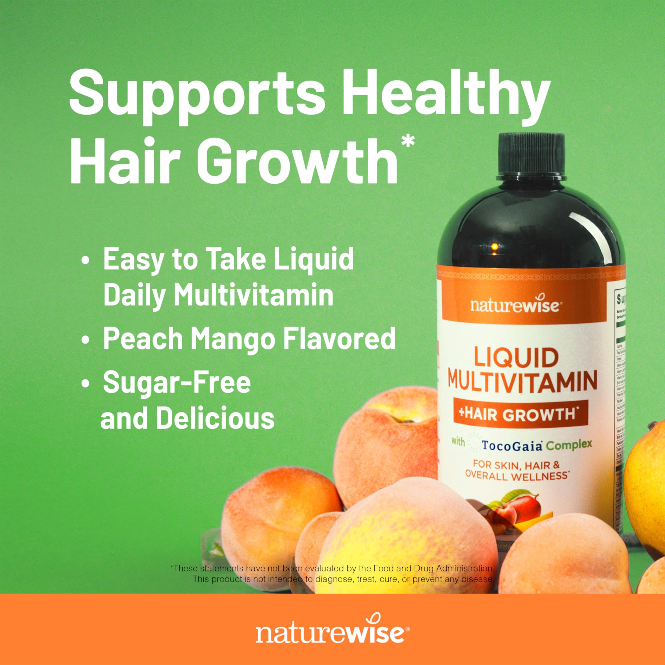 Foto 6 pulgar | Multivitamínico Líquido Naturewise Para El Crecimiento Del Cabello, 887 Ml Para Mayores De 18 Años - Venta Internaci