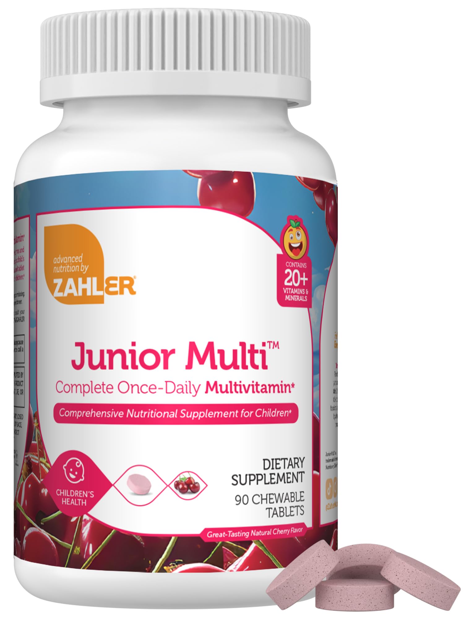 Foto 2 pulgar | Tableta Multivitamínica Masticable Zahler Kids Complete 90 Unidades - Venta Internacional.