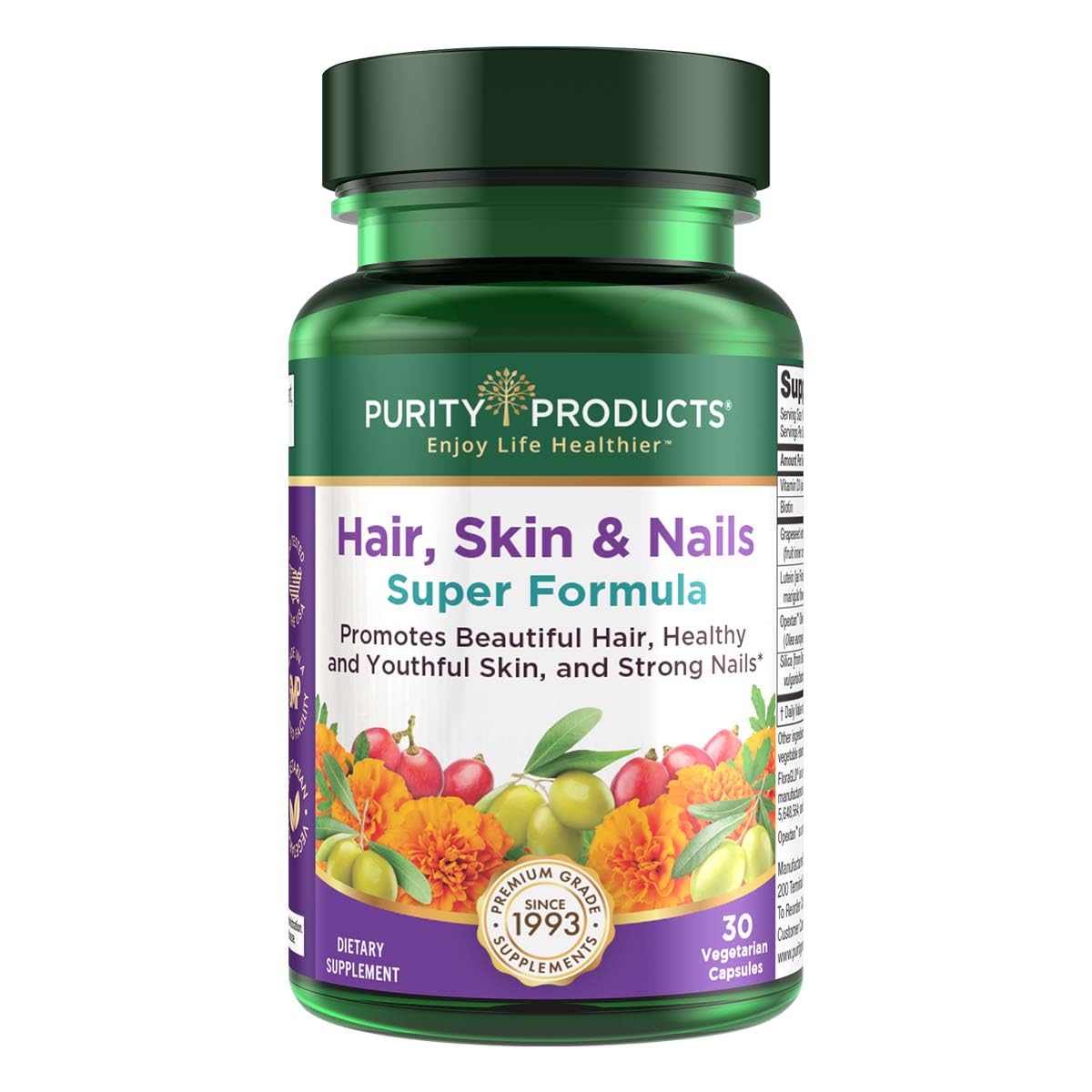 Foto 1 | Supplement Purity Products Para Cabello, Piel Y Uñas 30 Cápsulas - Venta Internacional.