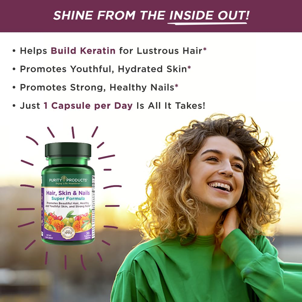 Foto 5 | Supplement Purity Products Para Cabello, Piel Y Uñas 30 Cápsulas - Venta Internacional.