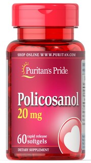 Foto 1 | Suplemento De Policosanol Puritan's Pride, 20 Mg, 60 Cápsulas Blandas - Venta Internacional.