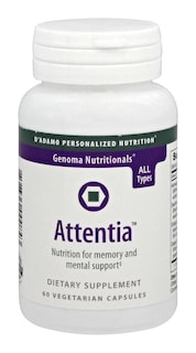 Foto 1 | Suplemento D'adamo Personalized Nutrition Attentia 60 Cápsulas - Venta Internacional.