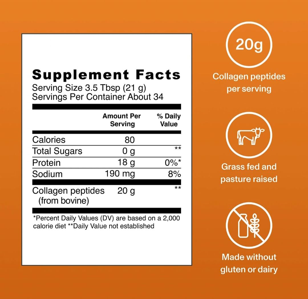 Foto 3 pulgar | Suplemento Vital Proteins De Péptidos De Colágeno En Polvo, 720 Ml - Venta Internacional.