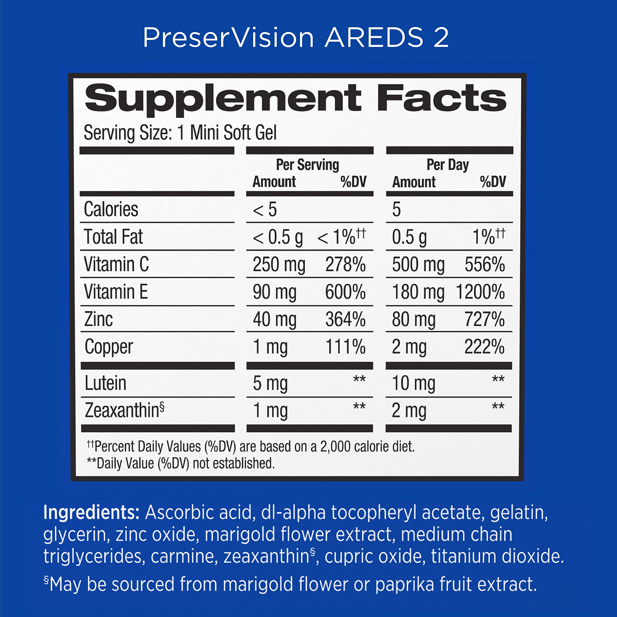 Foto 7 pulgar | Suplemento Multivitamínico 2 En 1 Preservision Areds 2 + Para Ojos - Venta Internacional.