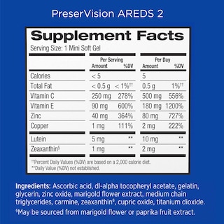 Foto 6 | Suplemento Multivitamínico 2 En 1 Preservision Areds 2 + Para Ojos - Venta Internacional.