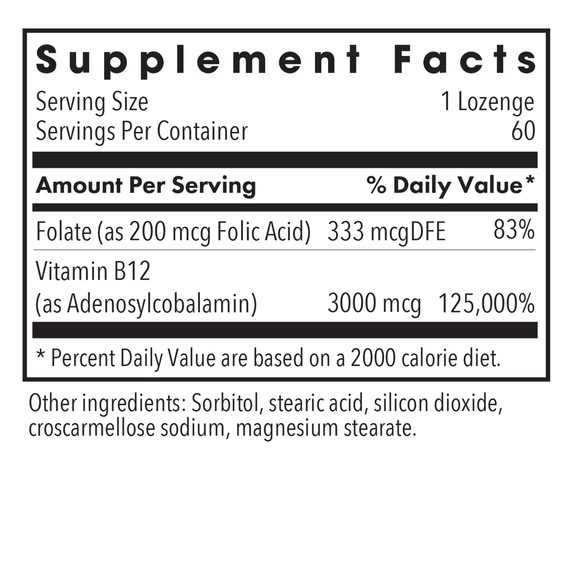 Foto 3 | Suplemento Del Grupo De Investigación De Alergias B12 (adenosilcobalamina, 3000 Mcg) - Venta Internacional.