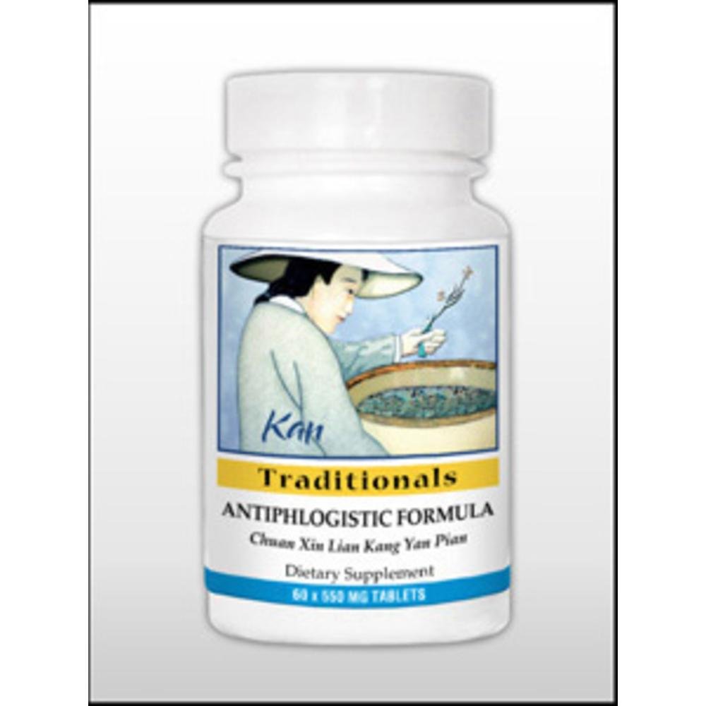 Suplemento Dietético Kan Herbs, Fórmula Antiflogística, 60 Comprimidos - Venta Internacional.