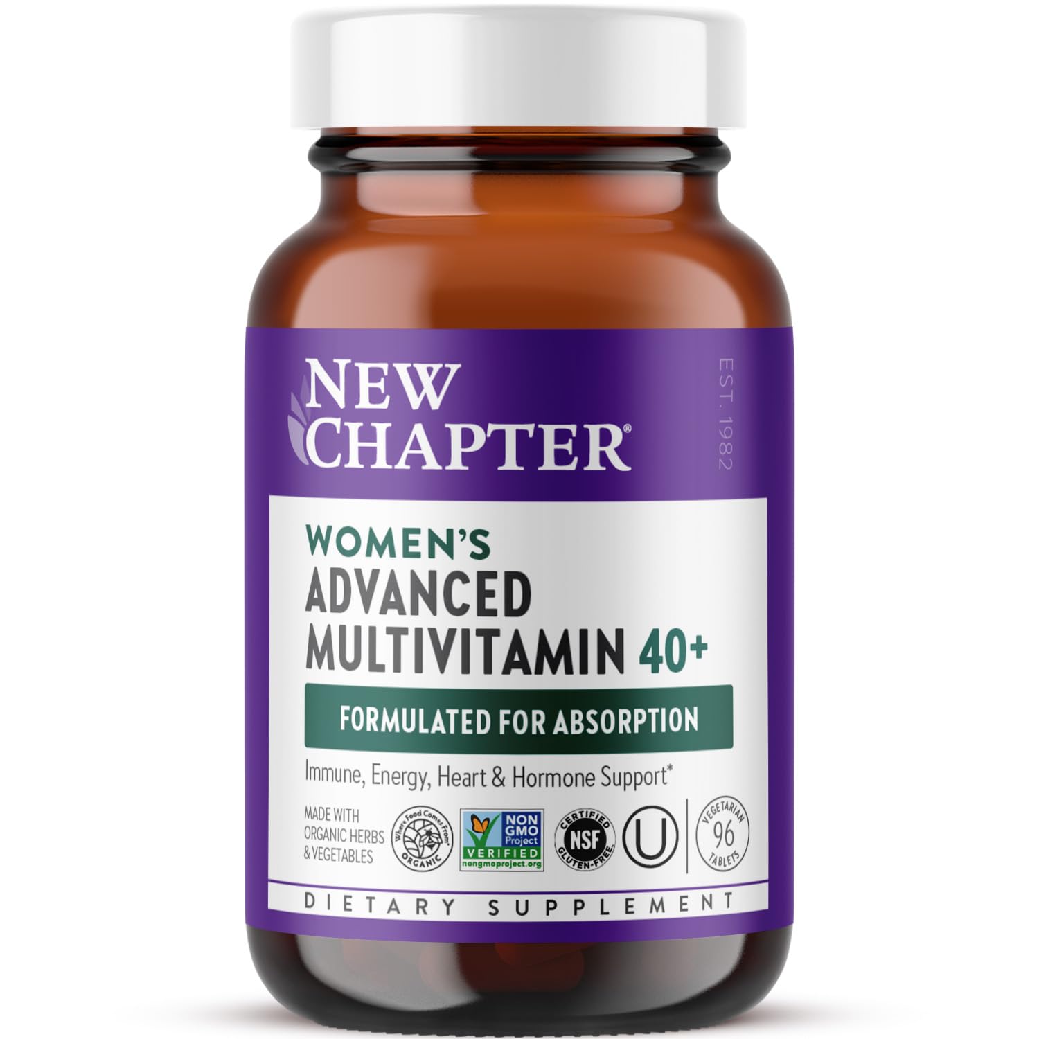 Foto 2 pulgar | Multivitamínico New Chapter Women's 40+ 96 Comprimidos - Venta Internacional.