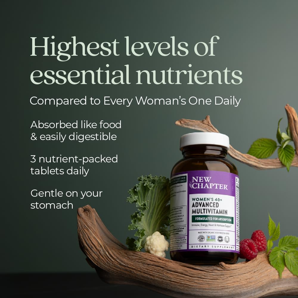 Foto 5 | Multivitamínico New Chapter Women's 40+ 96 Comprimidos - Venta Internacional.