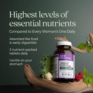 Foto 5 | Multivitamínico New Chapter Women's 40+ 96 Comprimidos - Venta Internacional.