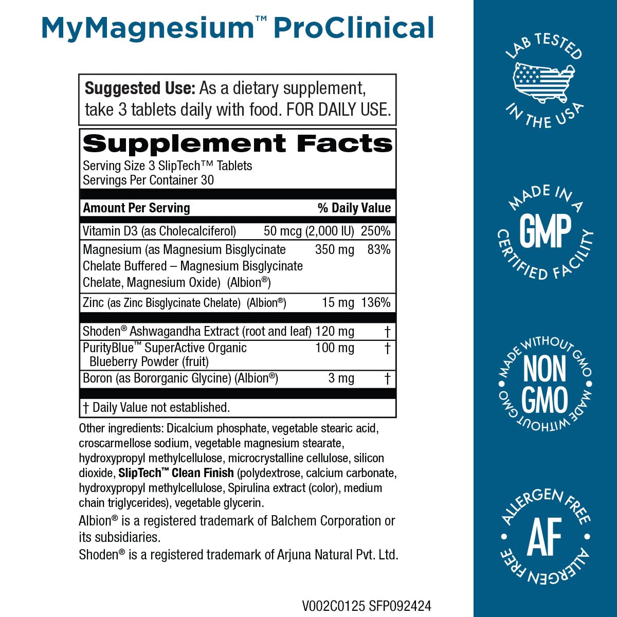 Foto 3 pulgar | Suplemento Purity Products Mymagnesium Proclinical 90 Comprimidos - Venta Internacional