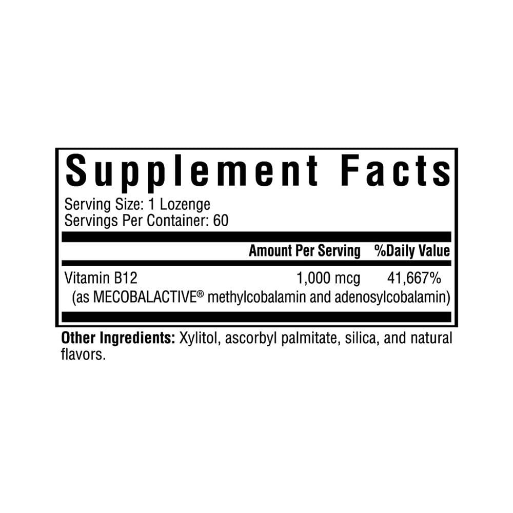 Foto 3 pulgar | Suplemento Seeking Health Active B12 1000 60 Pastillas - Venta Internacional