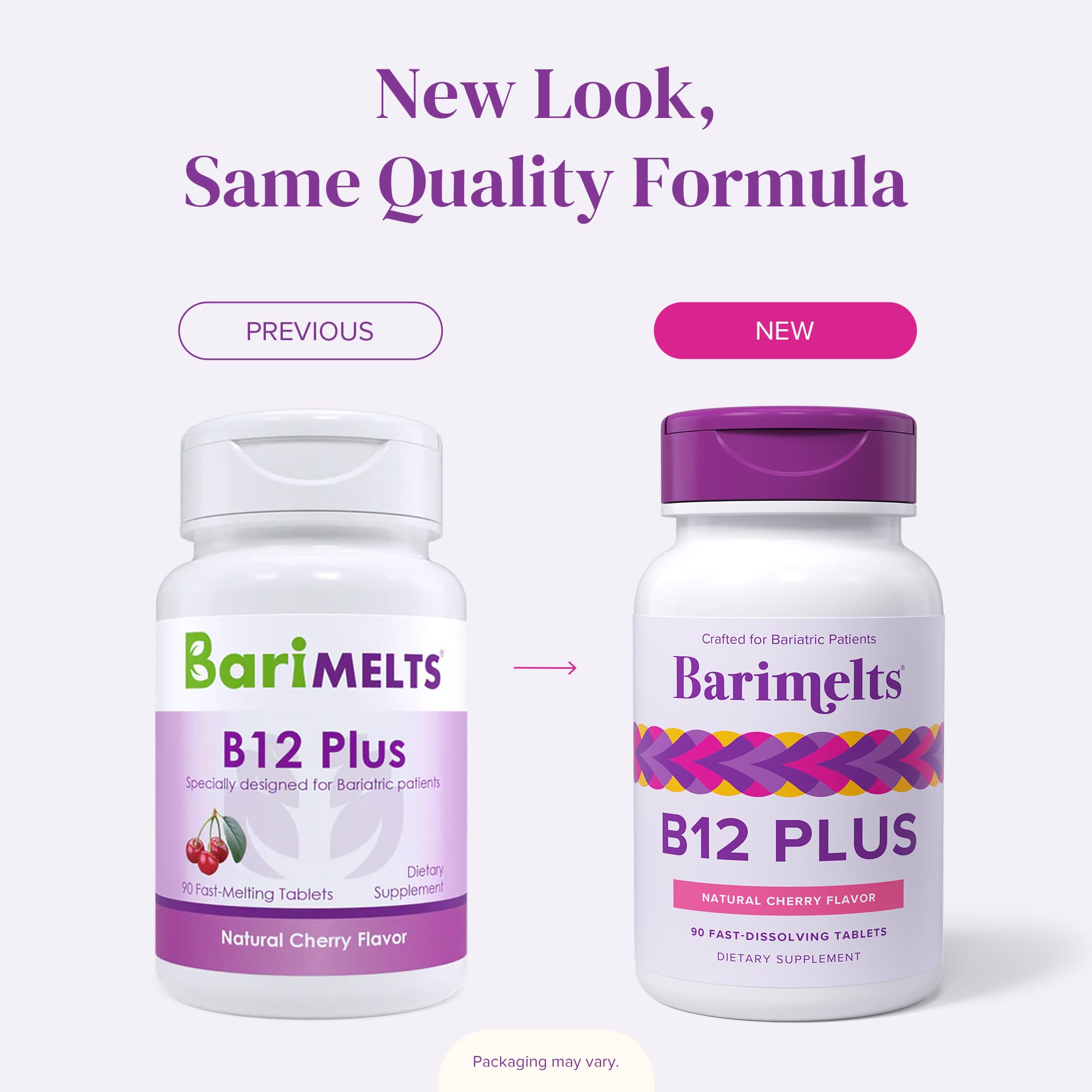 Foto 2 | Vitaminas Bariátricas Barimelts Vitamina B12 Plus 90 Tabletas - Venta Internacional