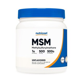 Foto 1 | Nutricost |msm En Polvo 500 G – 500 Porciones | Apoyo Para Articulaciones, Piel Y Bienestar General