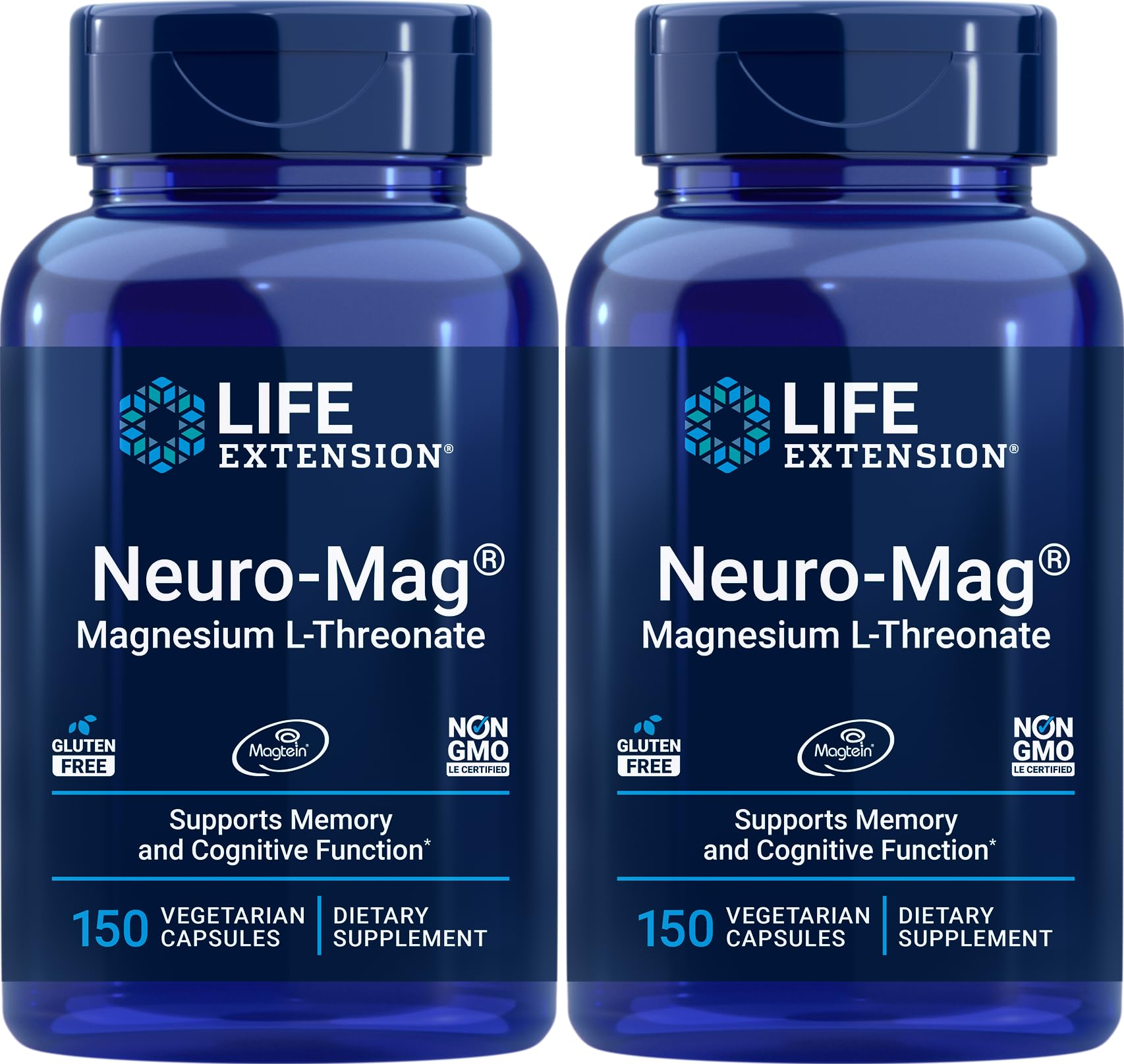 Suplemento Life Extension Neuro-mag L-treonato de Magnesio 2 Piezas- Venta Internacional.