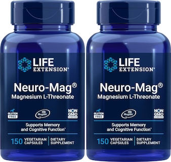 Foto 1 | Suplemento Life Extension Neuro-mag L-treonato de Magnesio 2 Piezas- Venta Internacional.